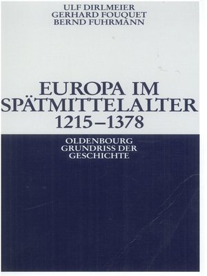 cover image of Europa im Spätmittelalter 1215-1378